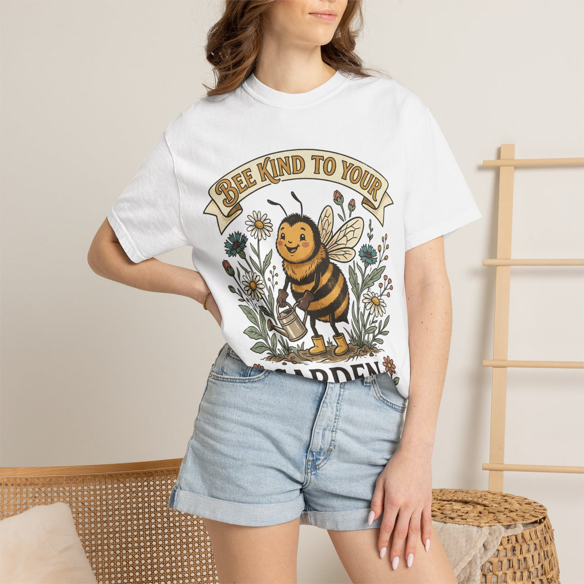 'Bee Kind to Your Garden' Cute Bee Gardening T-Shirt