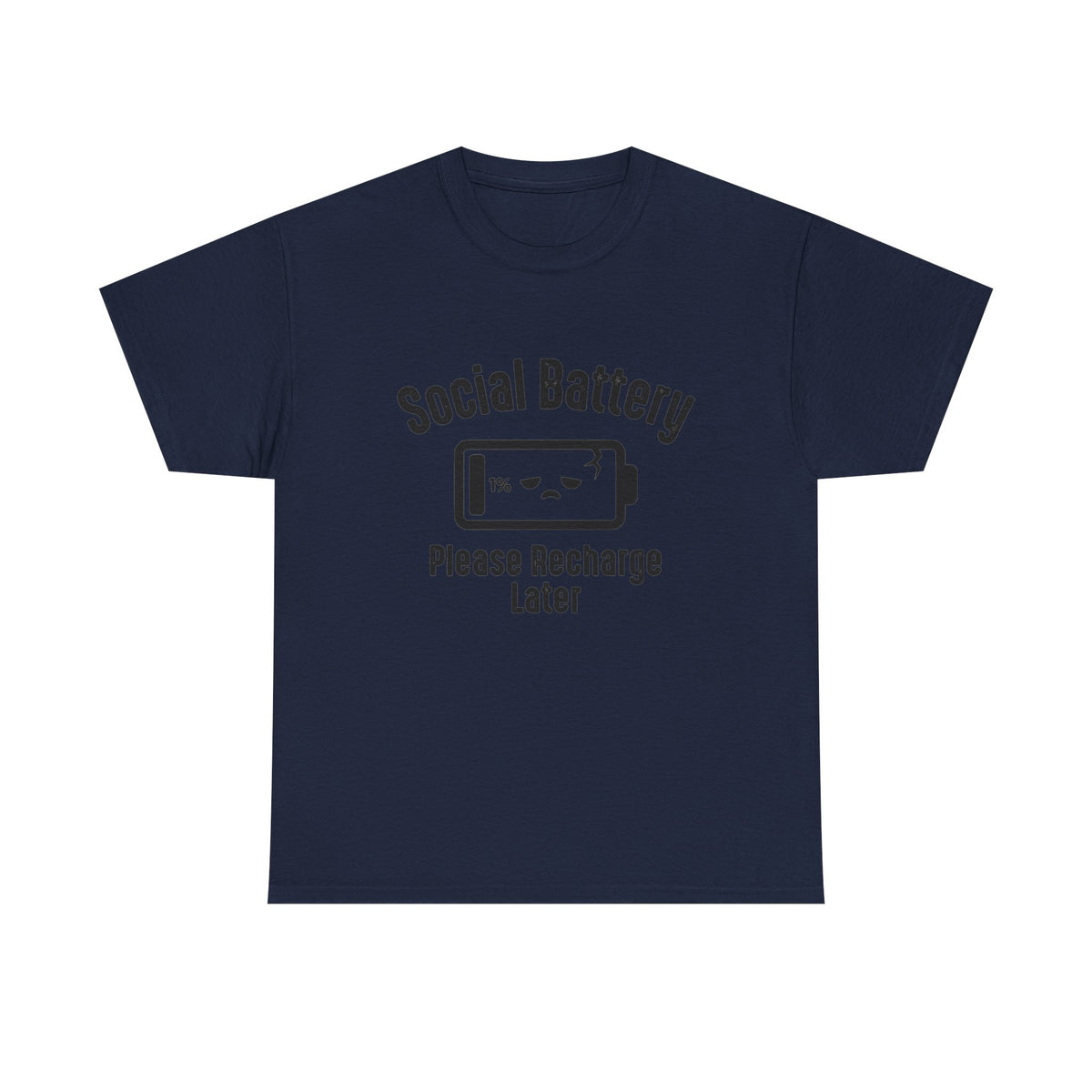 Social Battery Funny Introvert Tee
