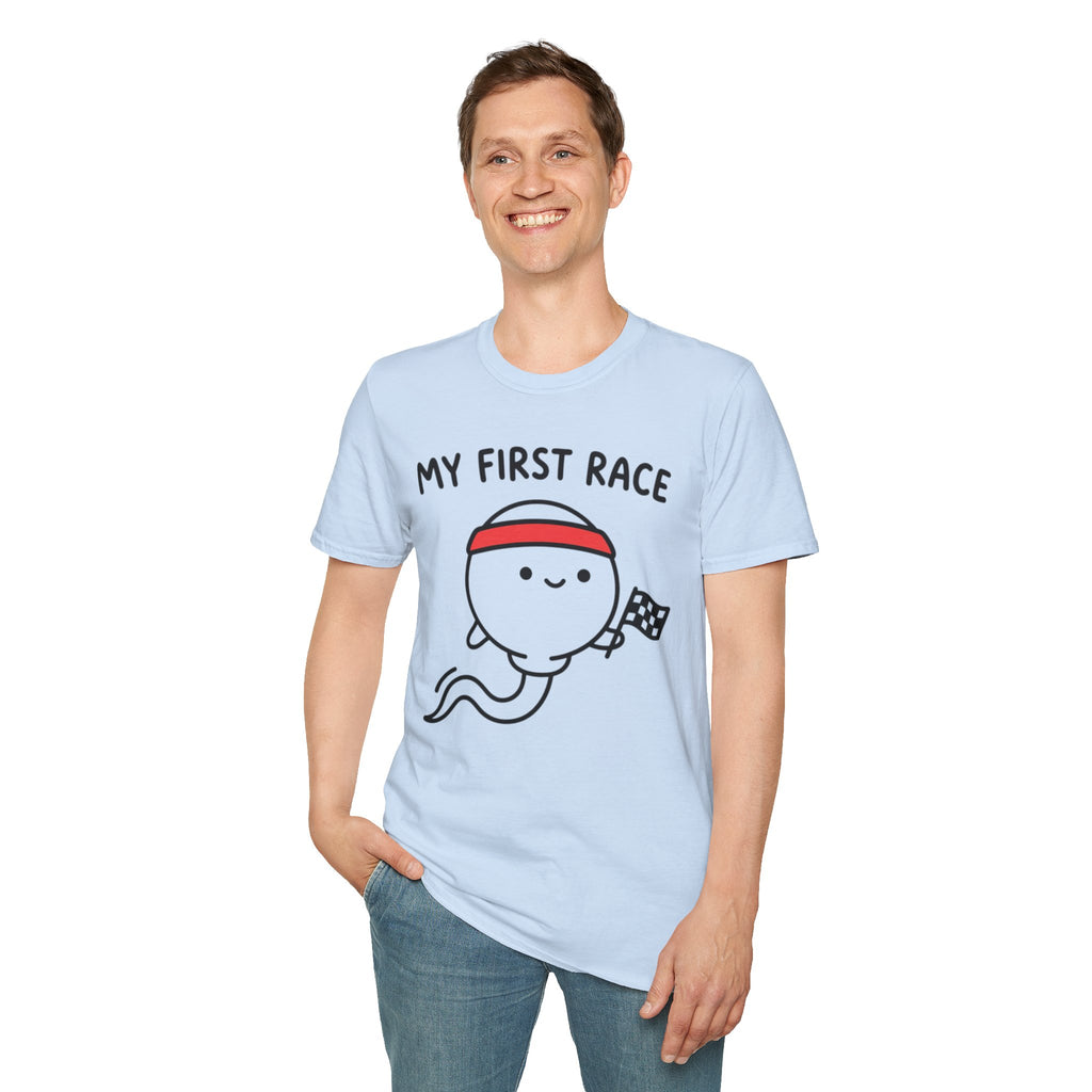 My First Race T‑Shirt — Cute Baby First Race Bodysuit Gift