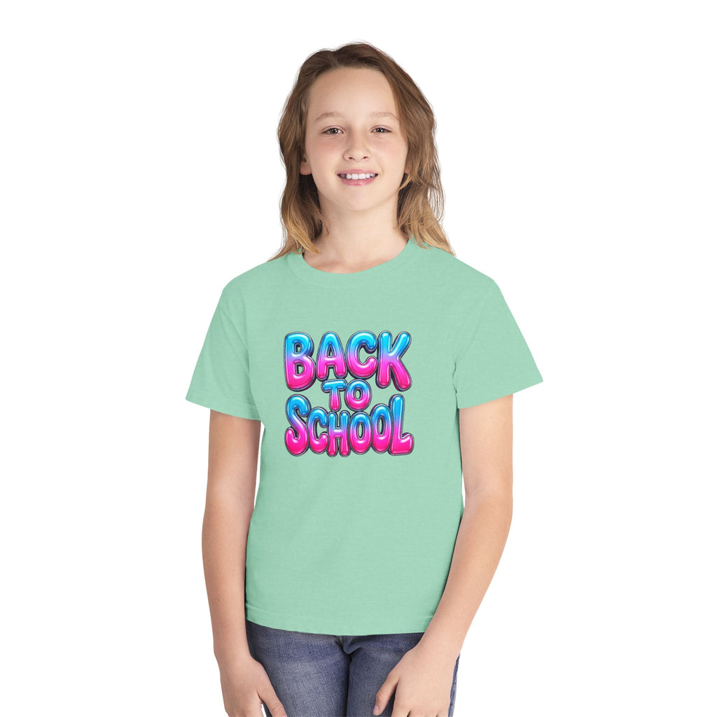 Bubble Letter Back to School Kids Tee