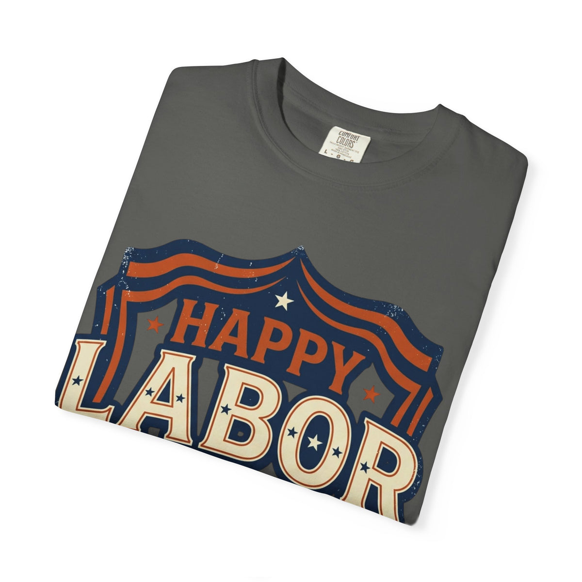 Happy Labor Day 'Celebrate & Honor' Shield Graphic T-Shirt