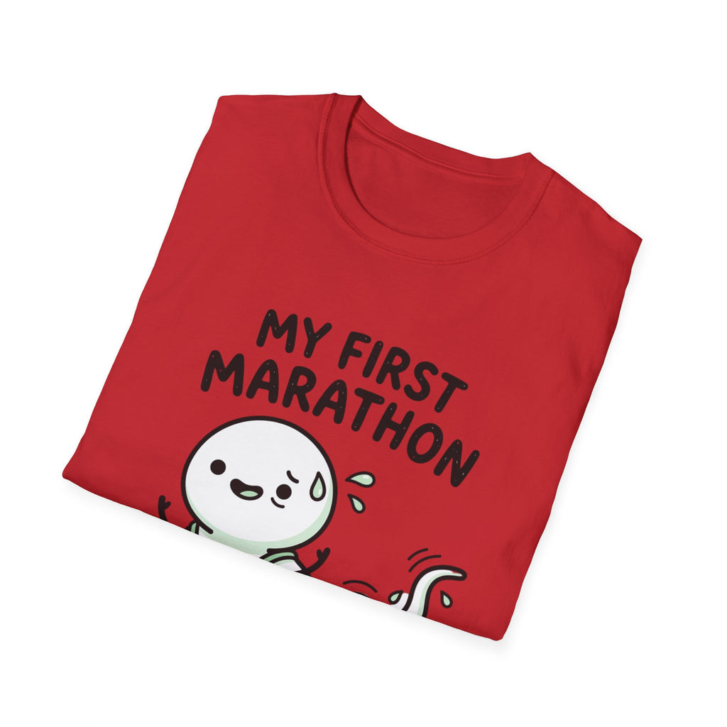 My First Marathon T-Shirt — Cute Beginner Runner Tee