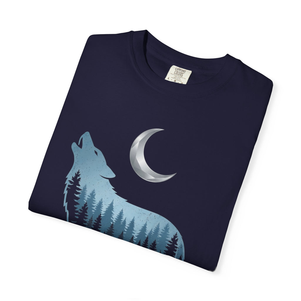 Wild & Free Wolf T-Shirt — Moonlit Woodland Graphic Tee