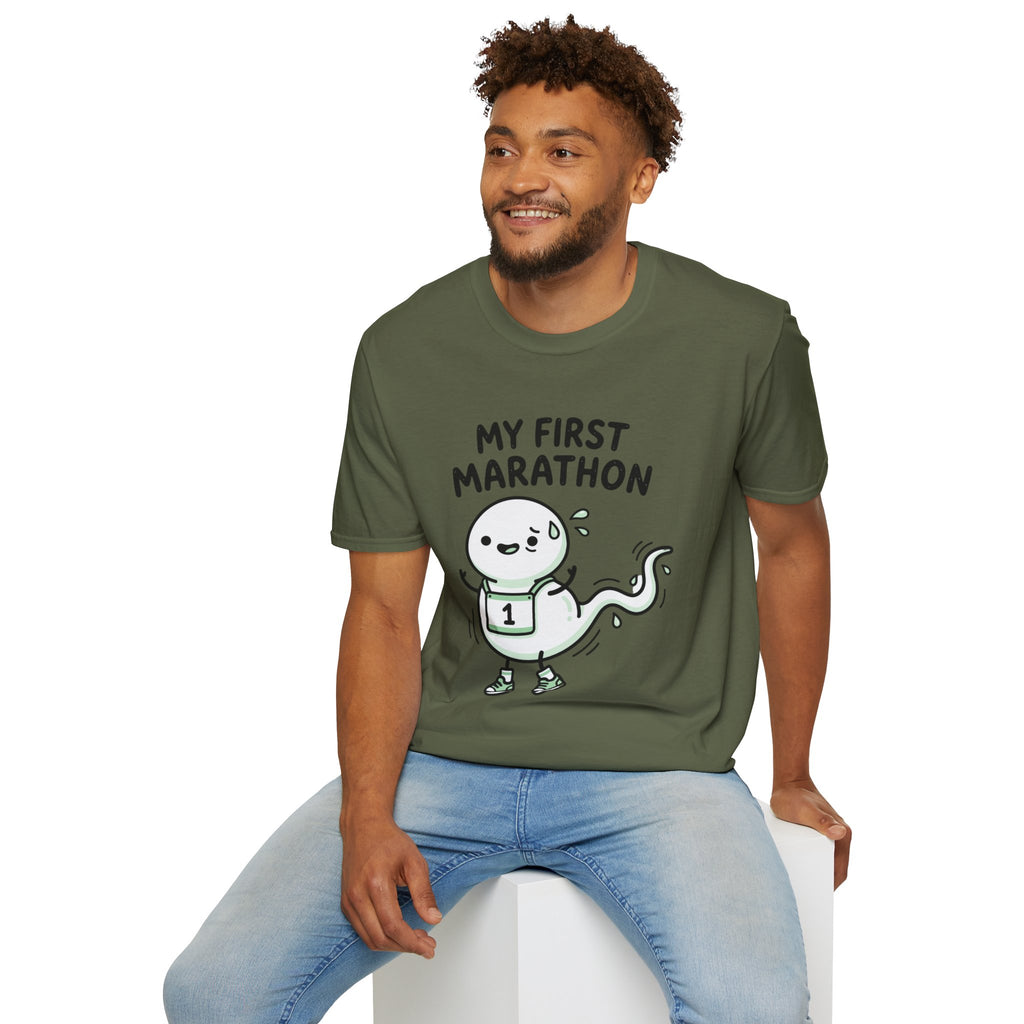 My First Marathon T-Shirt — Cute Beginner Runner Tee