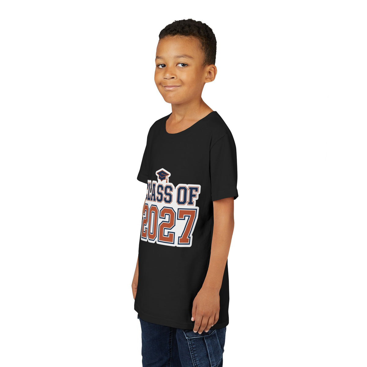 Class of 2027 Graduation Cap Kids Tee