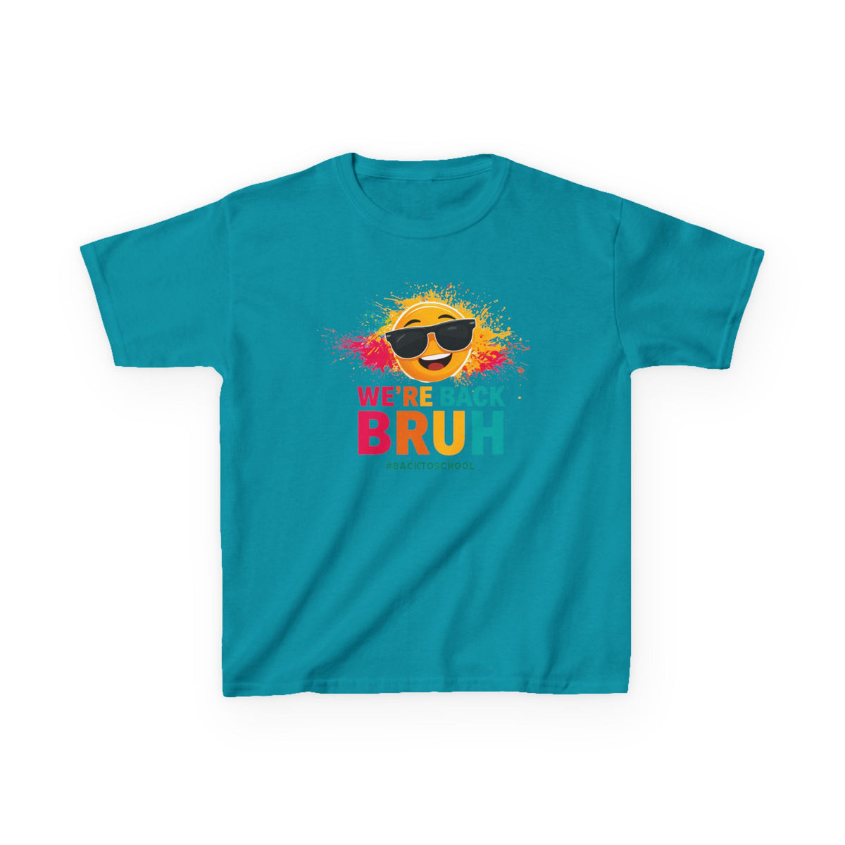 We're Back Bruh Sunglasses Kids Tee