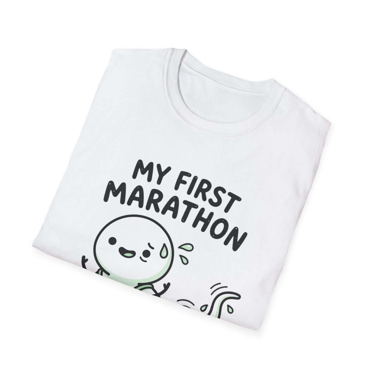 My First Marathon T-Shirt — Cute Beginner Runner Tee