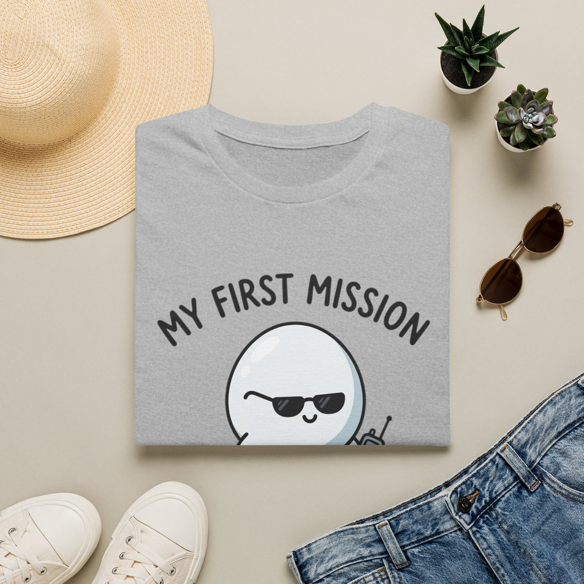 My First Mission Ghost T-Shirt — Cute Spooky Halloween Tee