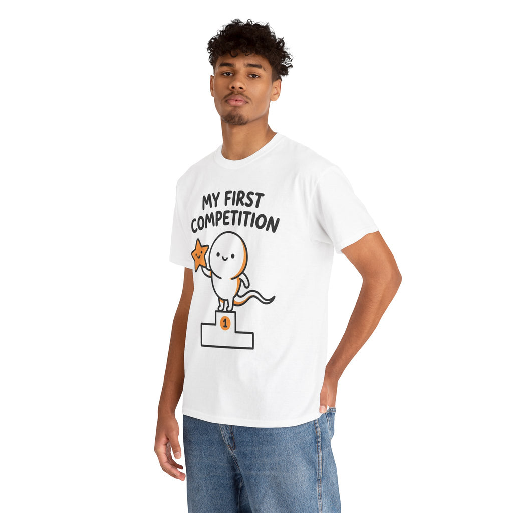 My First Competition Kids T‑Shirt – Cute Champ Podium Design