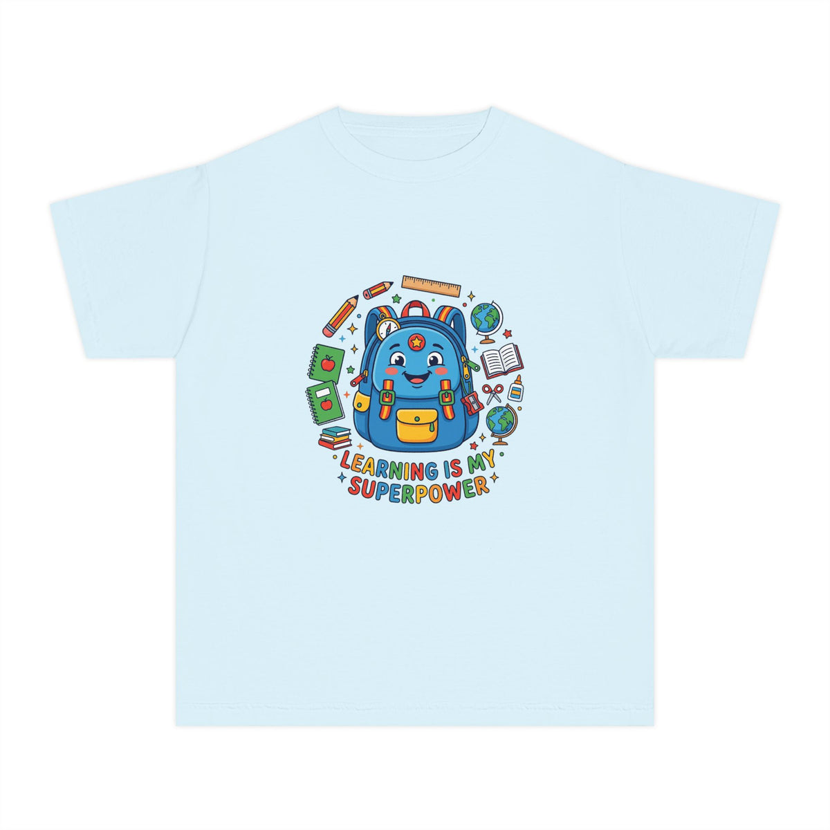 Learning Is My Superpower Kids Tee