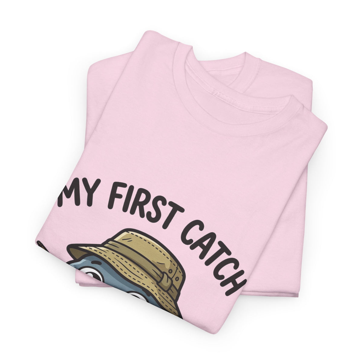 T-Shirt — "My First Catch" Cute Baby Narwhal Fishing Tee