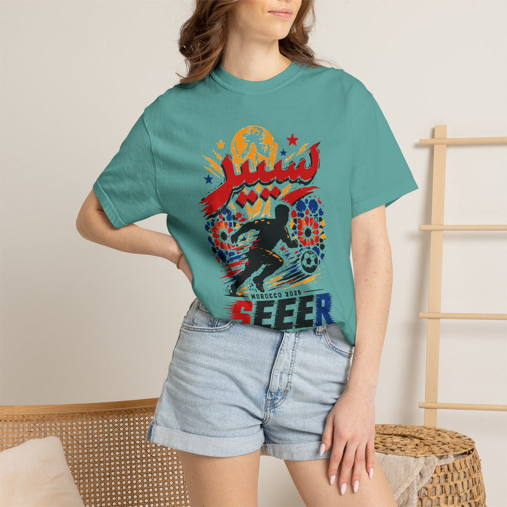 Seeer Soccer Vintage Graphic T-Shirt