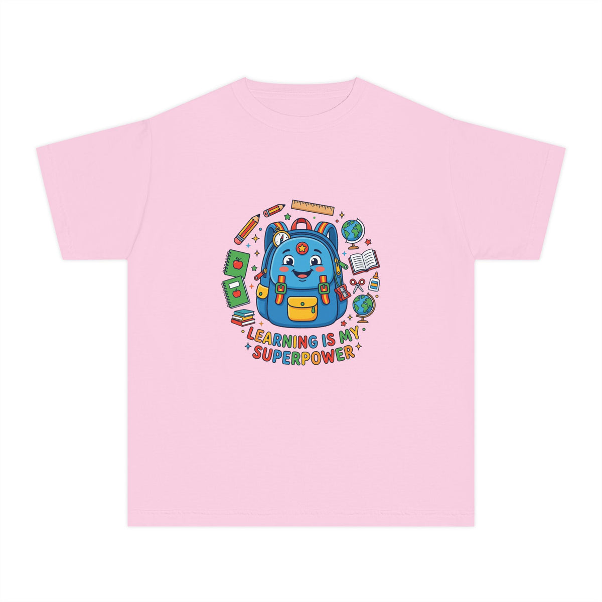 Learning Is My Superpower Kids Tee