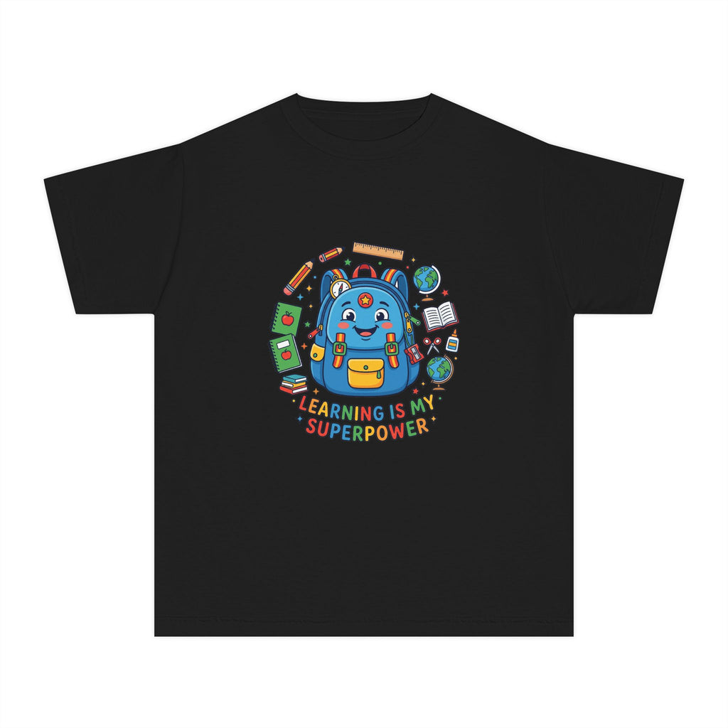 Learning Is My Superpower Kids Tee