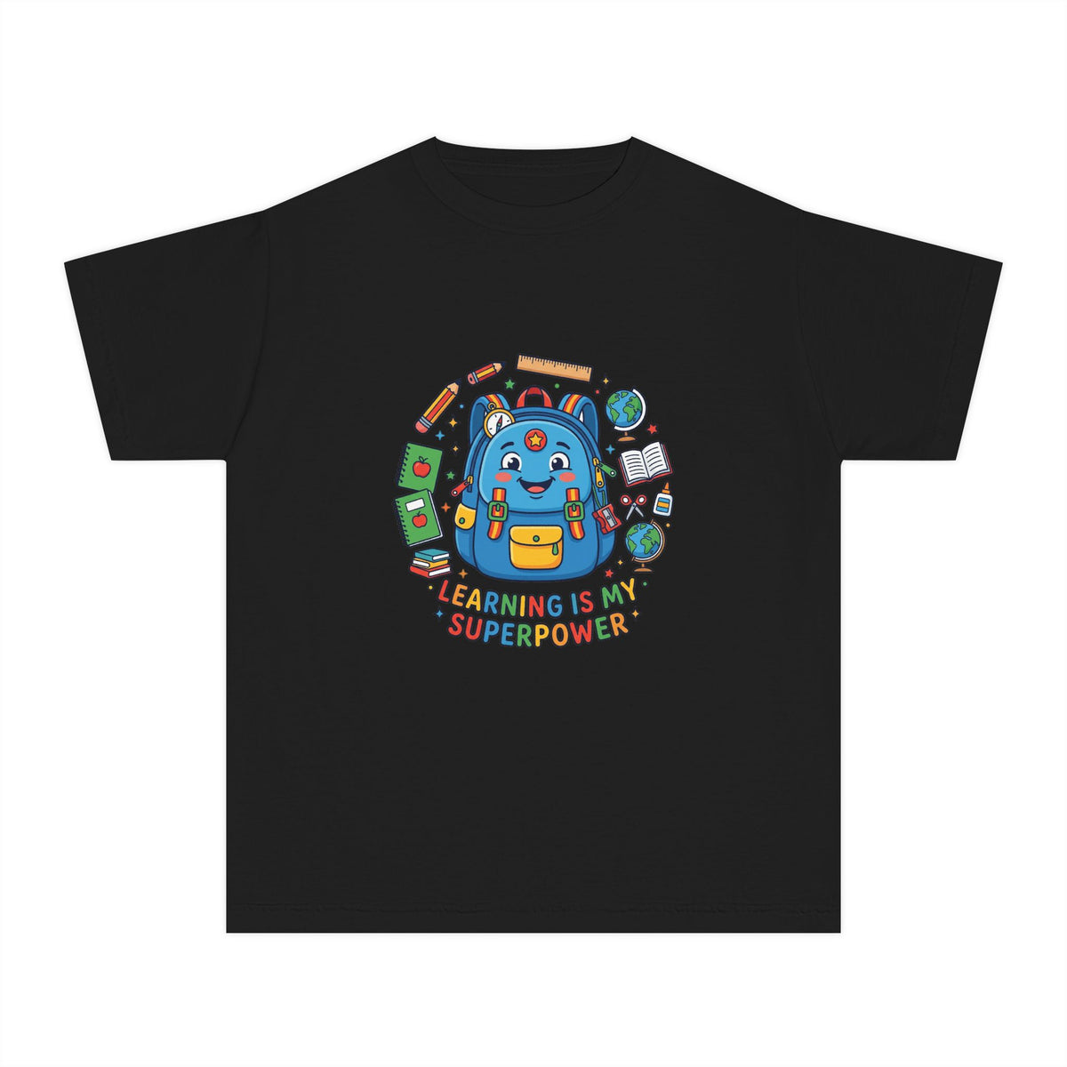 Learning Is My Superpower Kids Tee