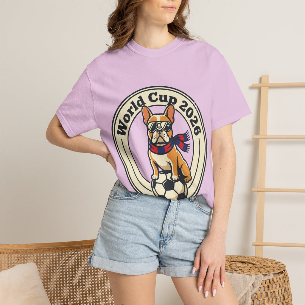 World Cup 2026 French Bulldog Soccer T-Shirt