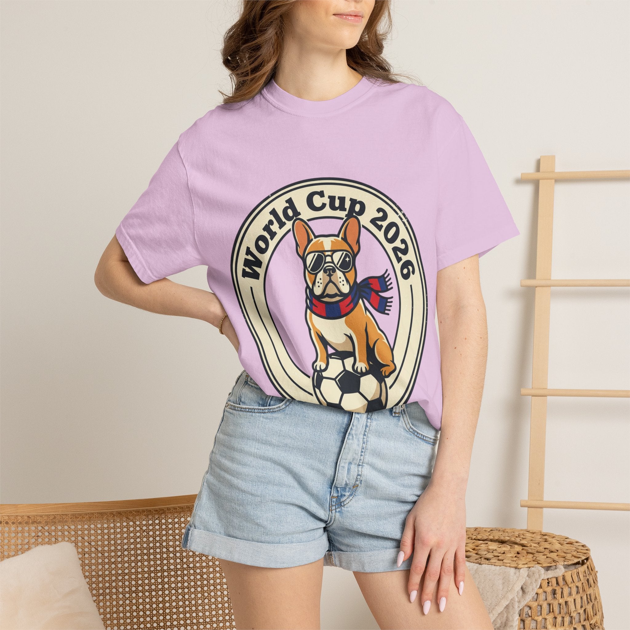 World Cup 2026 French Bulldog Soccer T-Shirt