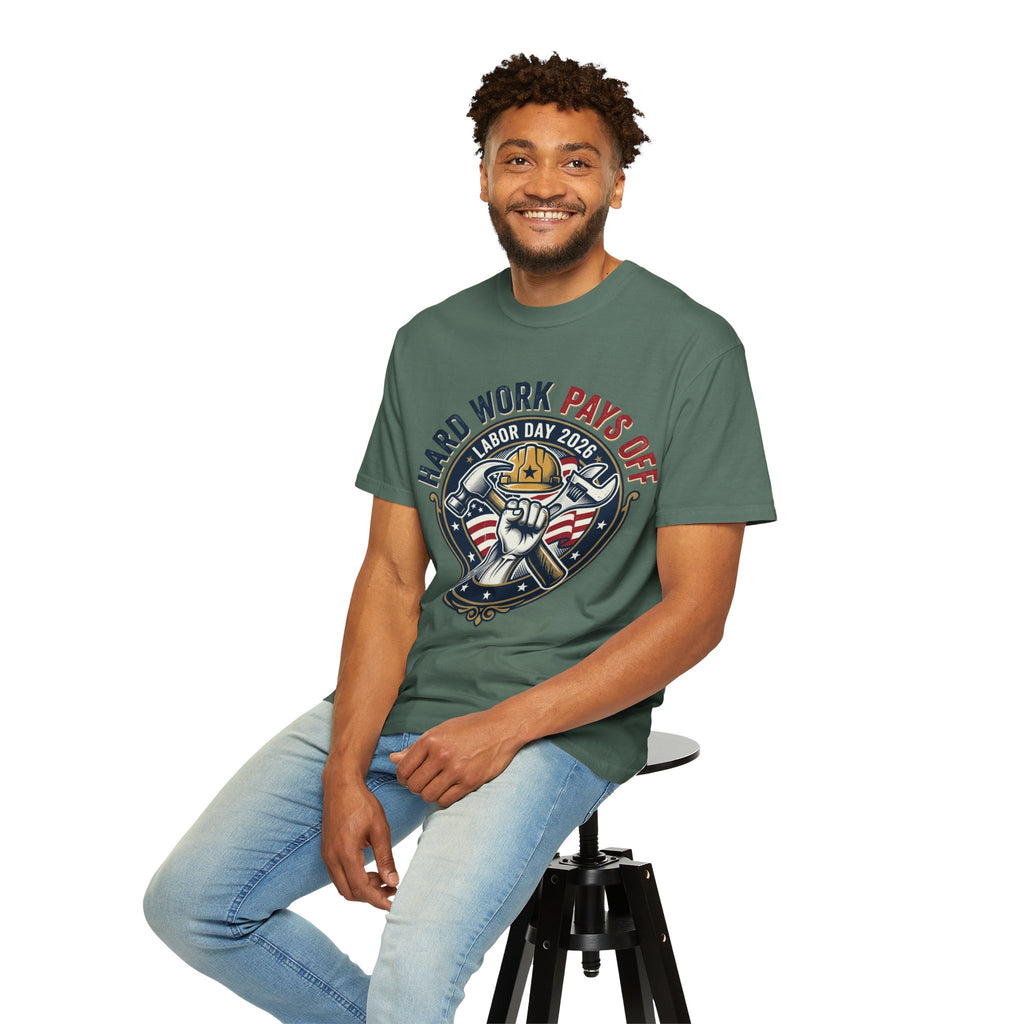 Labor Day 'Hard Work Pays Off' Graphic T-Shirt