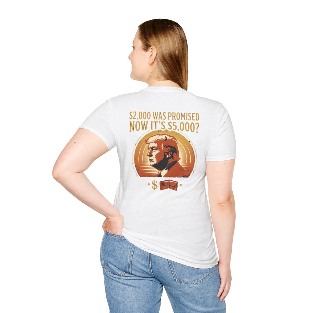 Trump 2,000 to 5,000 Retro Portrait T-Shirt