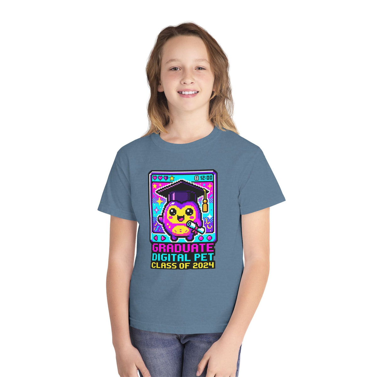 Graduate Digital Pet Kids Tee