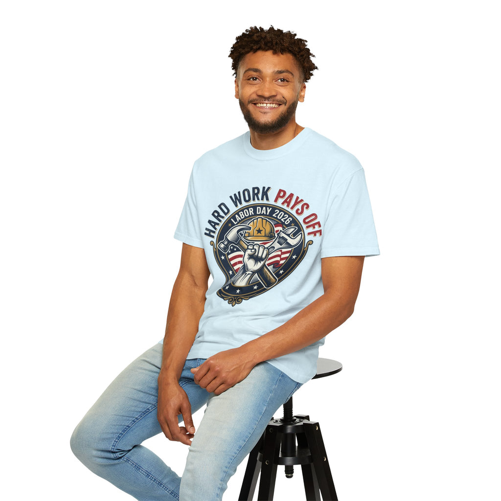 Labor Day 'Hard Work Pays Off' Graphic T-Shirt