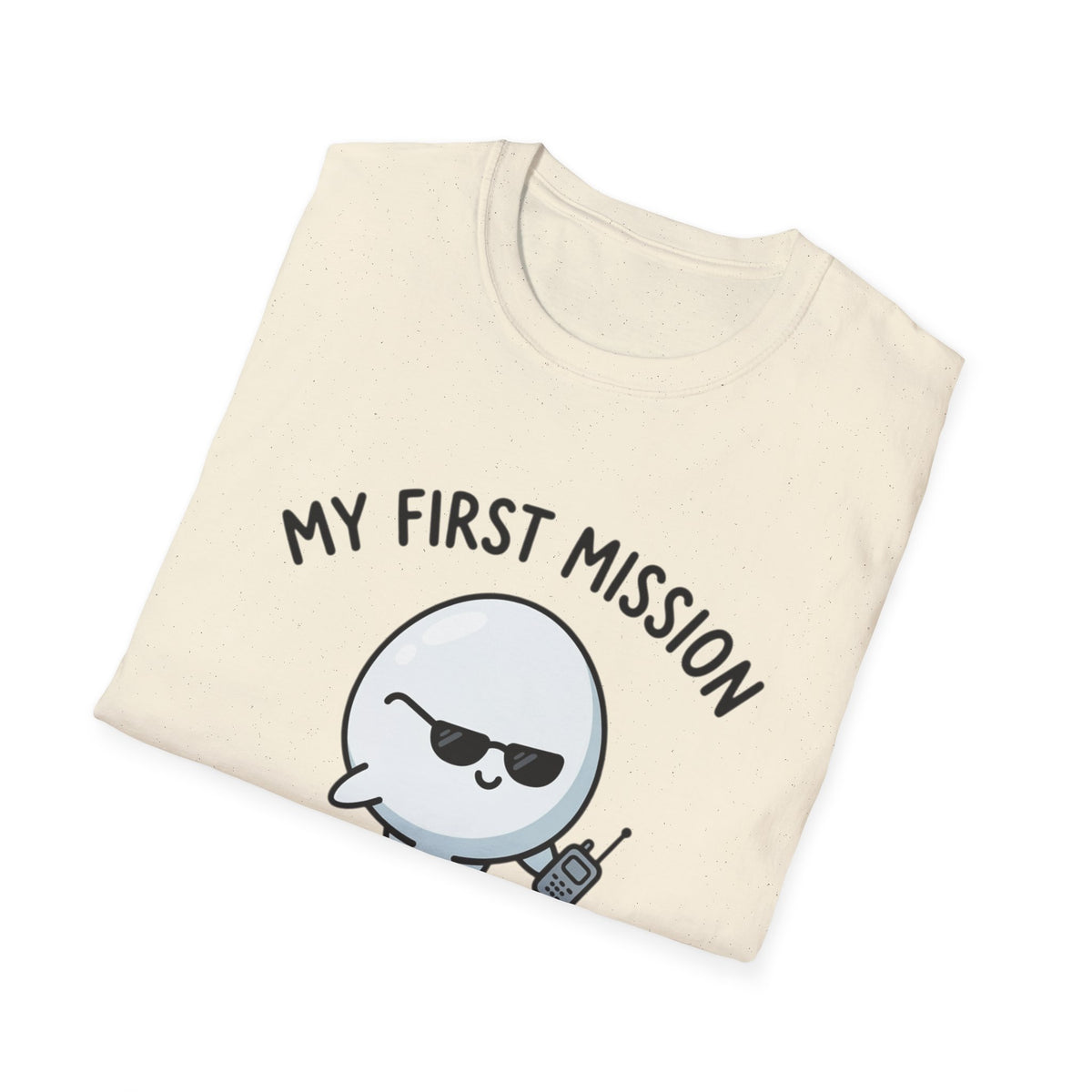 My First Mission Ghost T-Shirt — Cute Spooky Halloween Tee