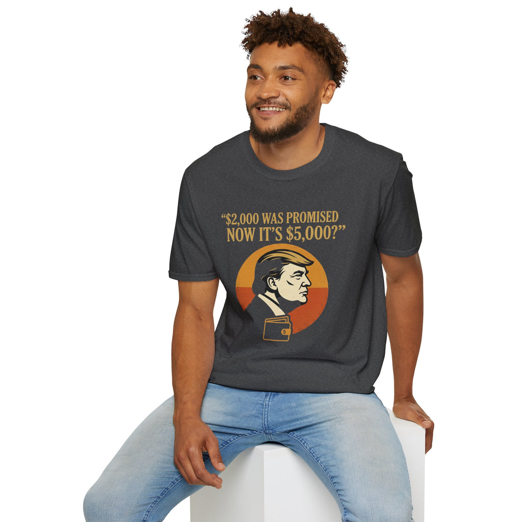 Trump 2,000 to 5,000 Retro Portrait T-Shirt