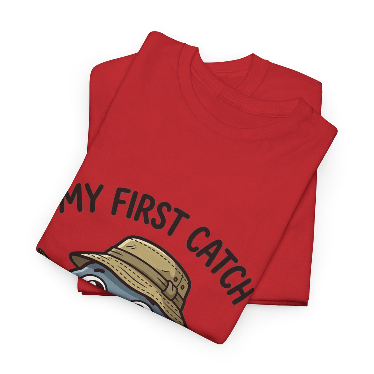 T-Shirt — "My First Catch" Cute Baby Narwhal Fishing Tee