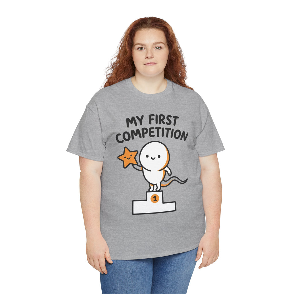 My First Competition Kids T‑Shirt – Cute Champ Podium Design