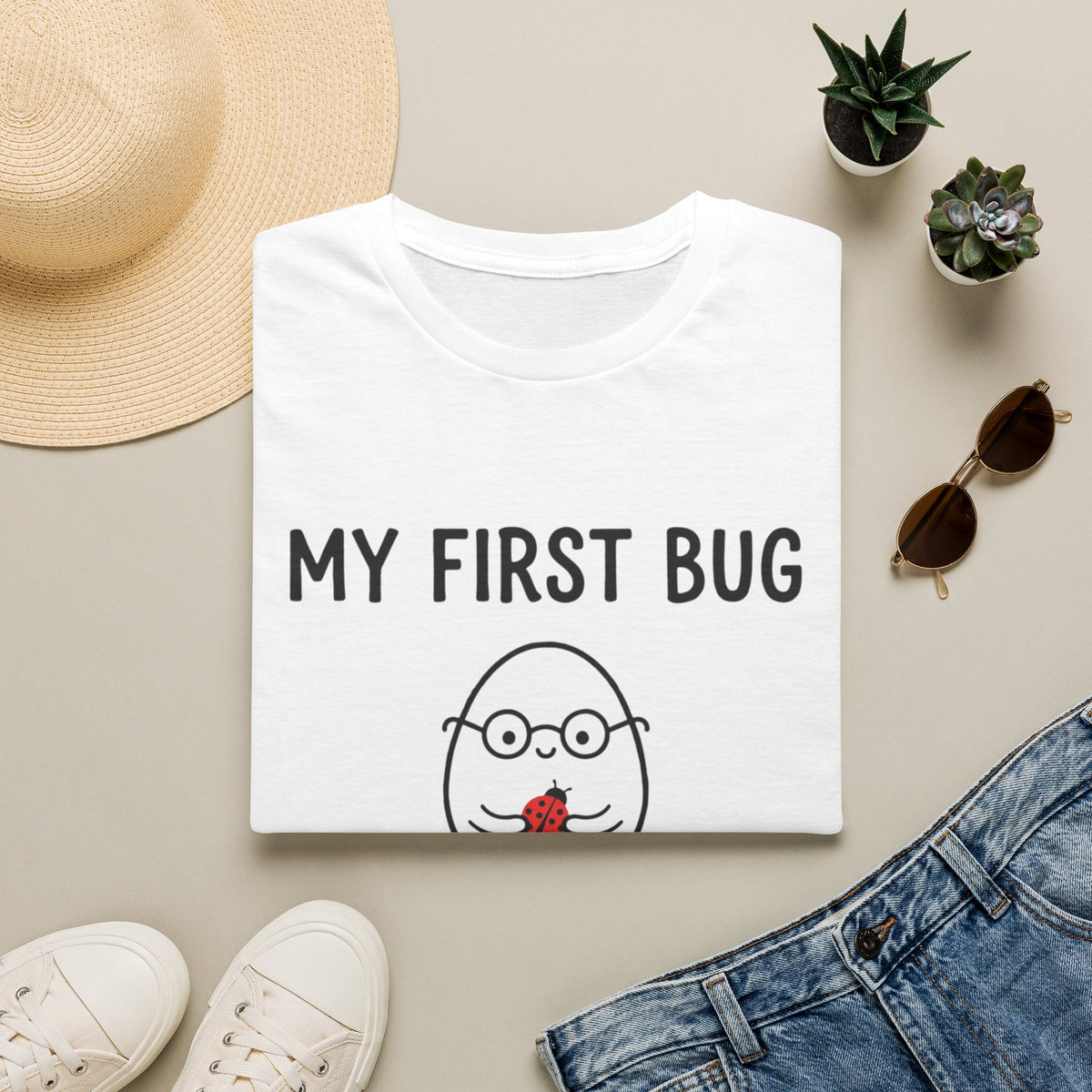 My First Bug T-Shirt — Cute Pregnancy Announcement Tee