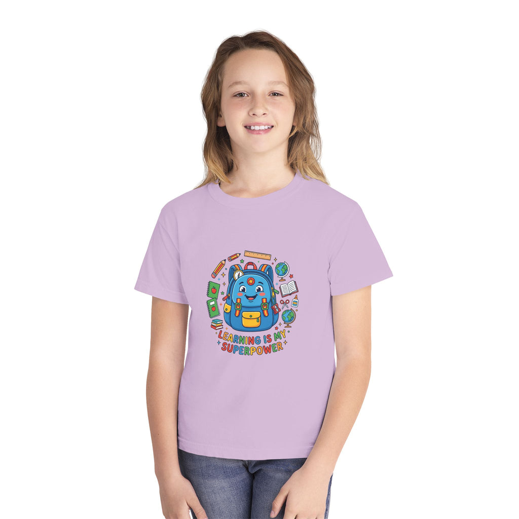 Learning Is My Superpower Kids Tee