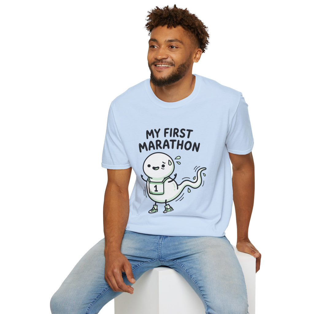 My First Marathon T-Shirt — Cute Beginner Runner Tee