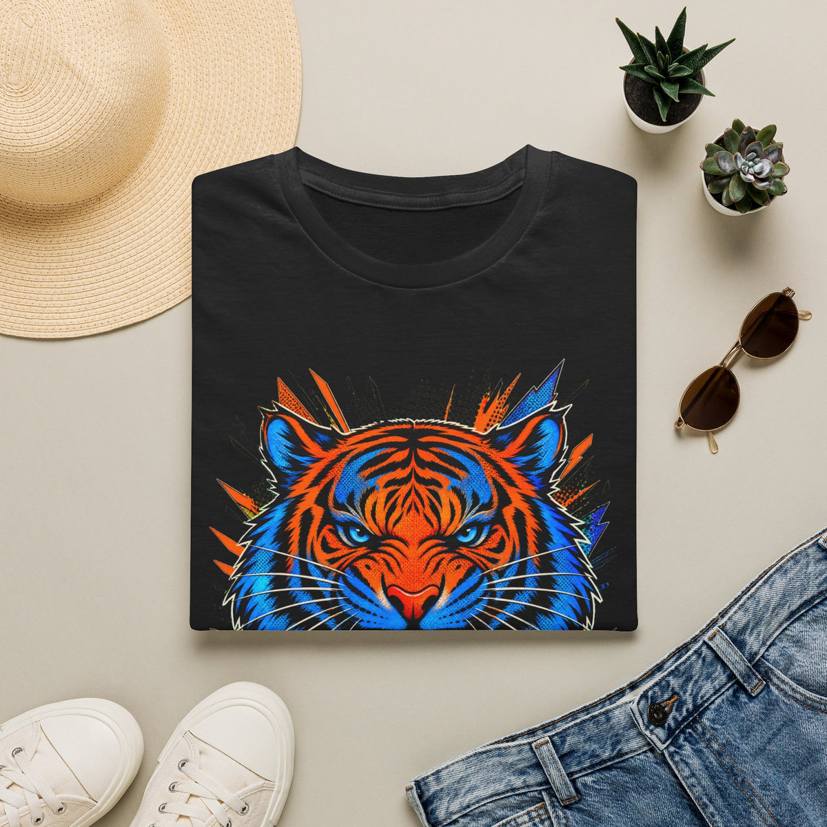 Tiger Unstoppable Neon Face Tee