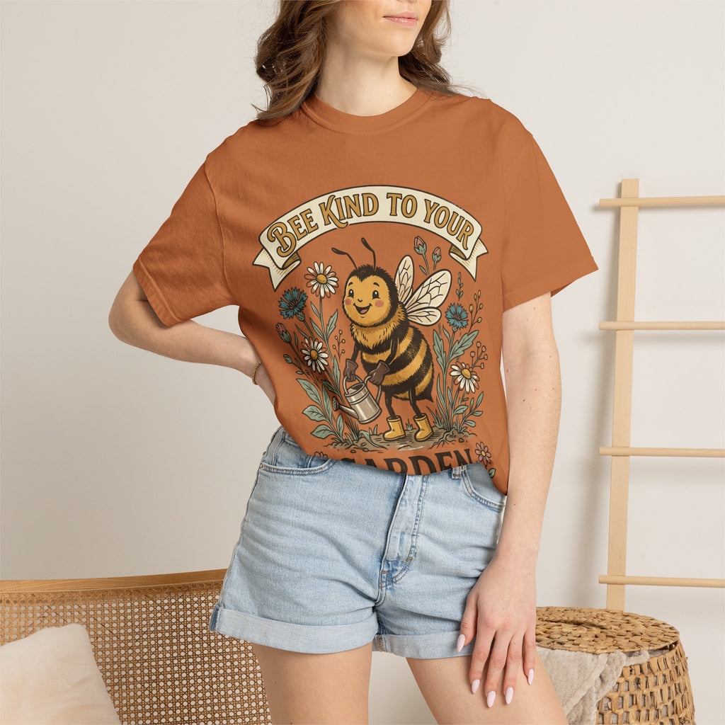 'Bee Kind to Your Garden' Cute Bee Gardening T-Shirt
