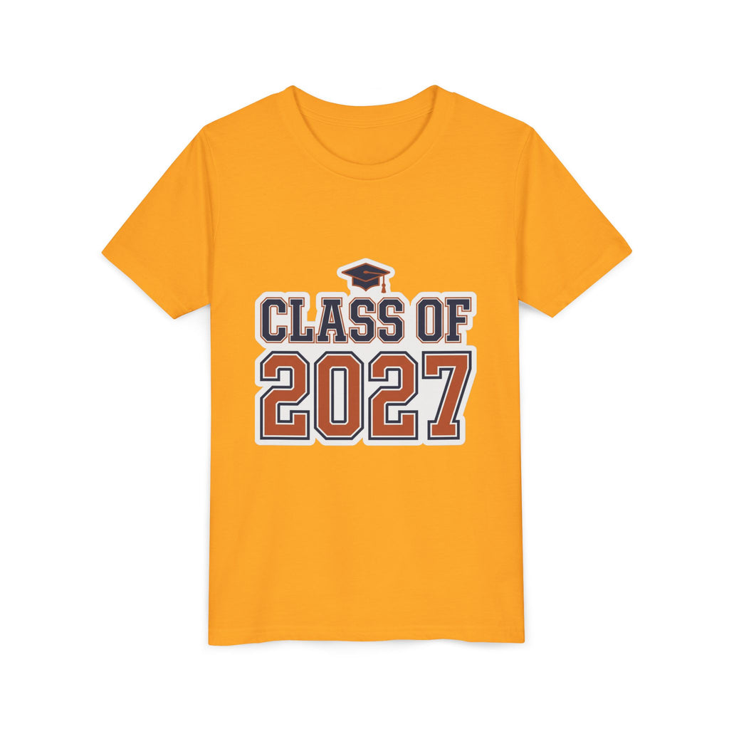 Class of 2027 Graduation Cap Kids Tee