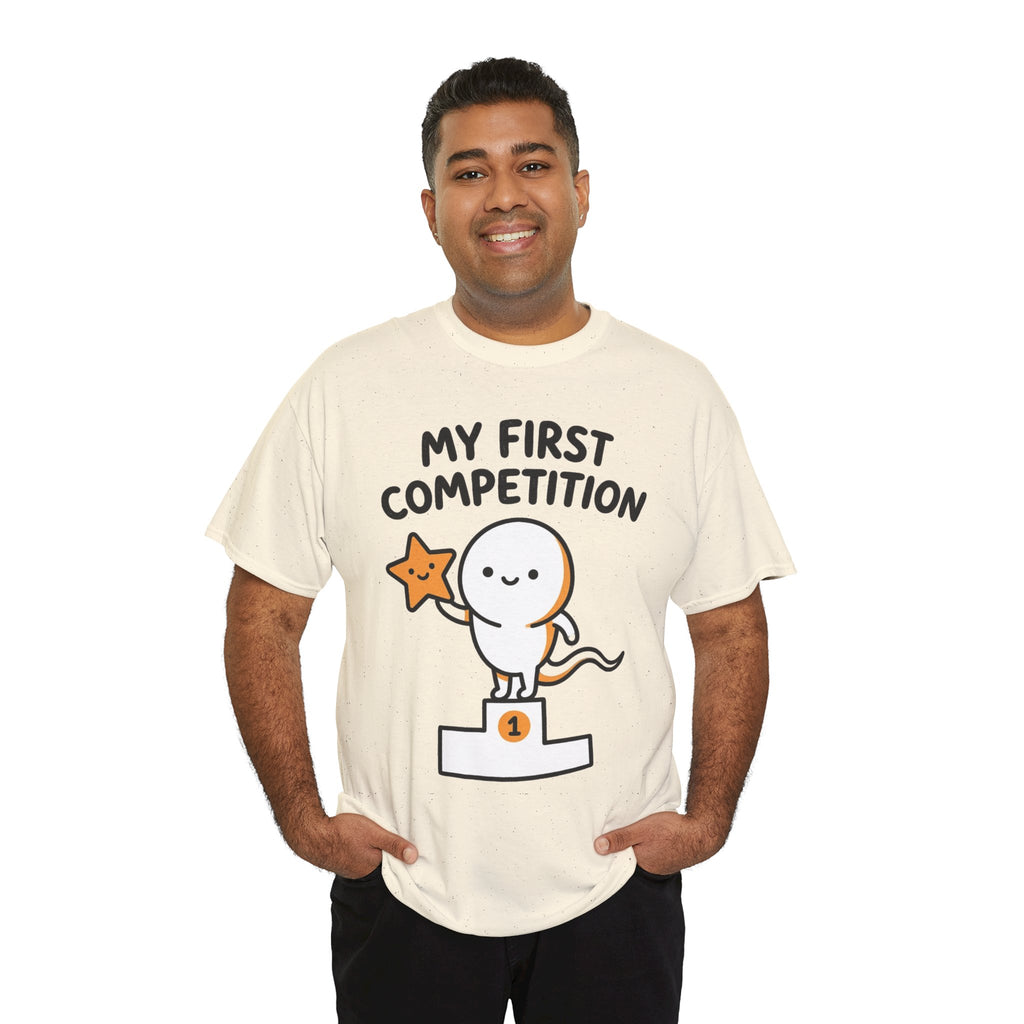 My First Competition Kids T‑Shirt – Cute Champ Podium Design