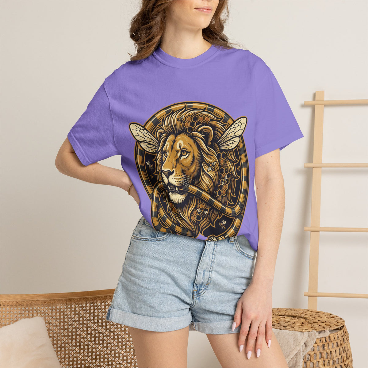 Garden Hose Bee & Lion Tee