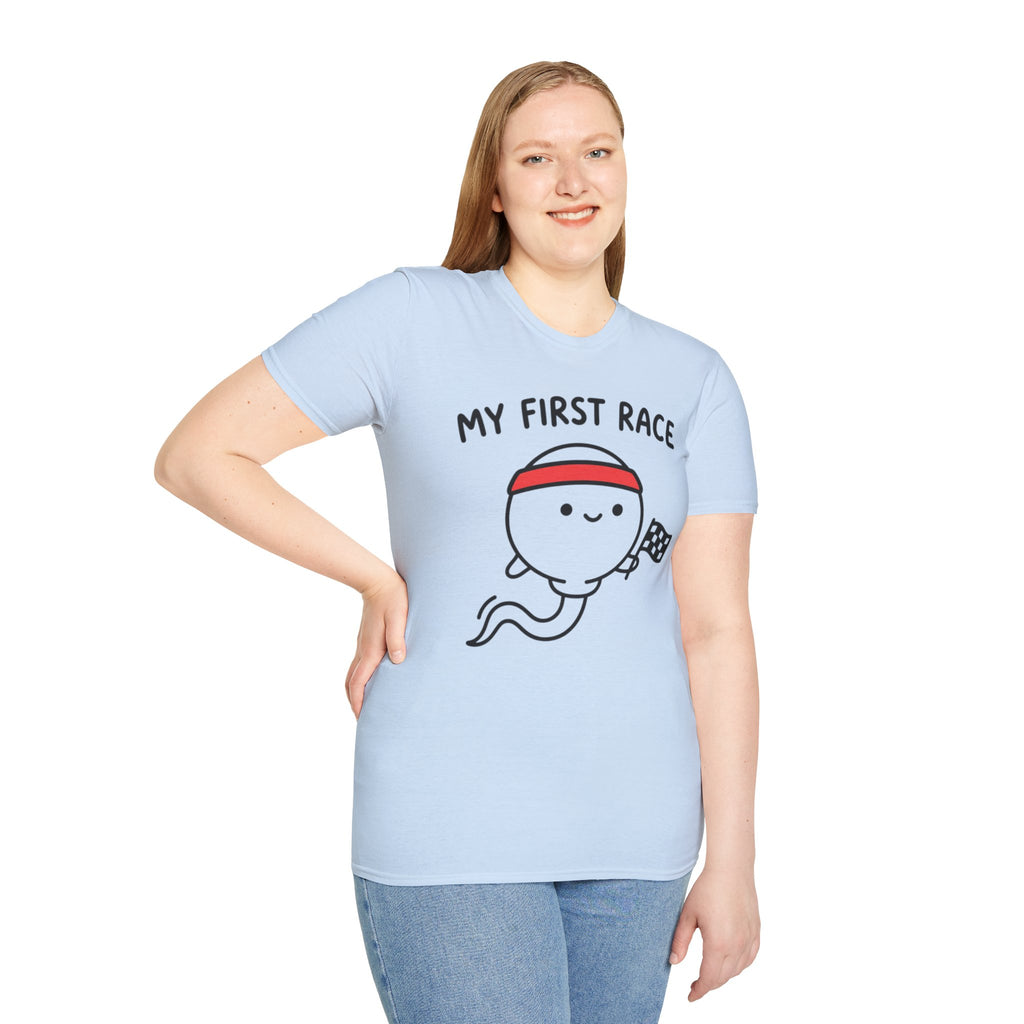 My First Race T‑Shirt — Cute Baby First Race Bodysuit Gift