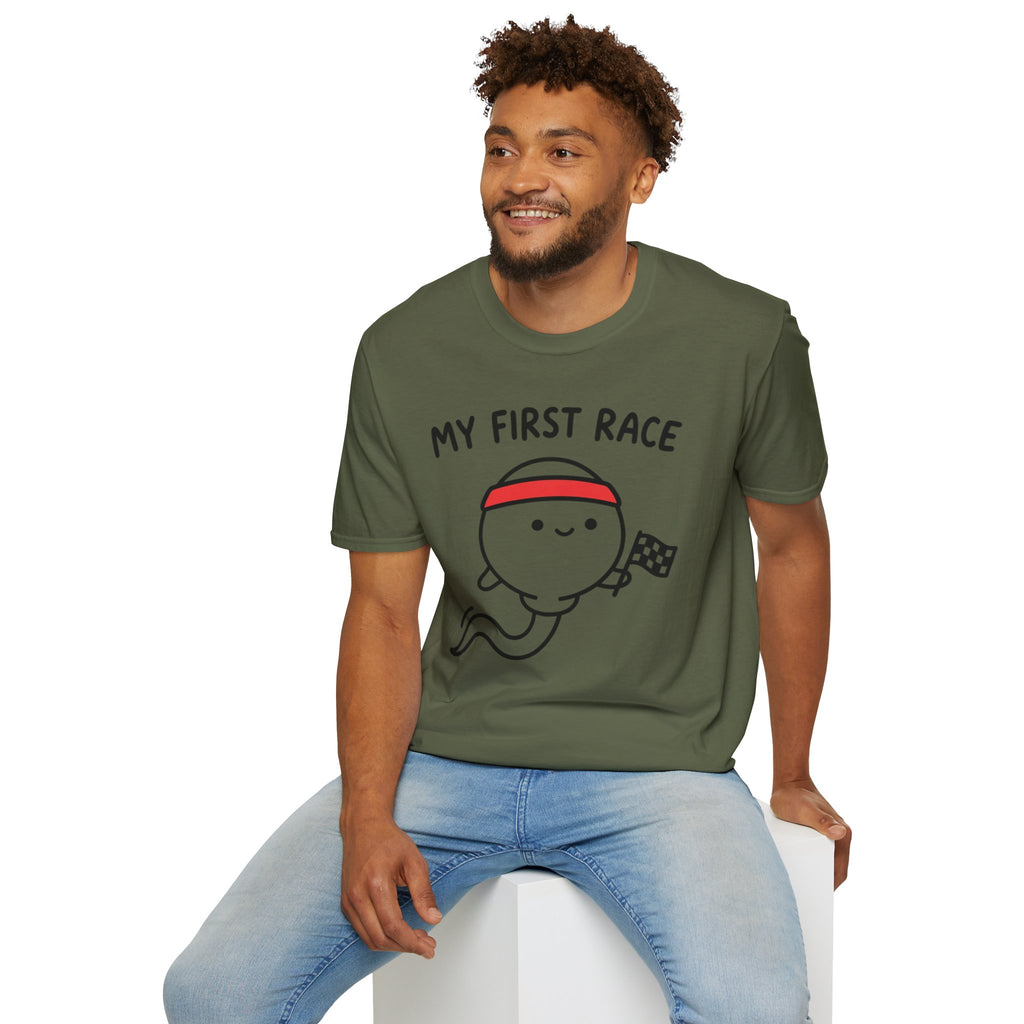 My First Race T‑Shirt — Cute Baby First Race Bodysuit Gift
