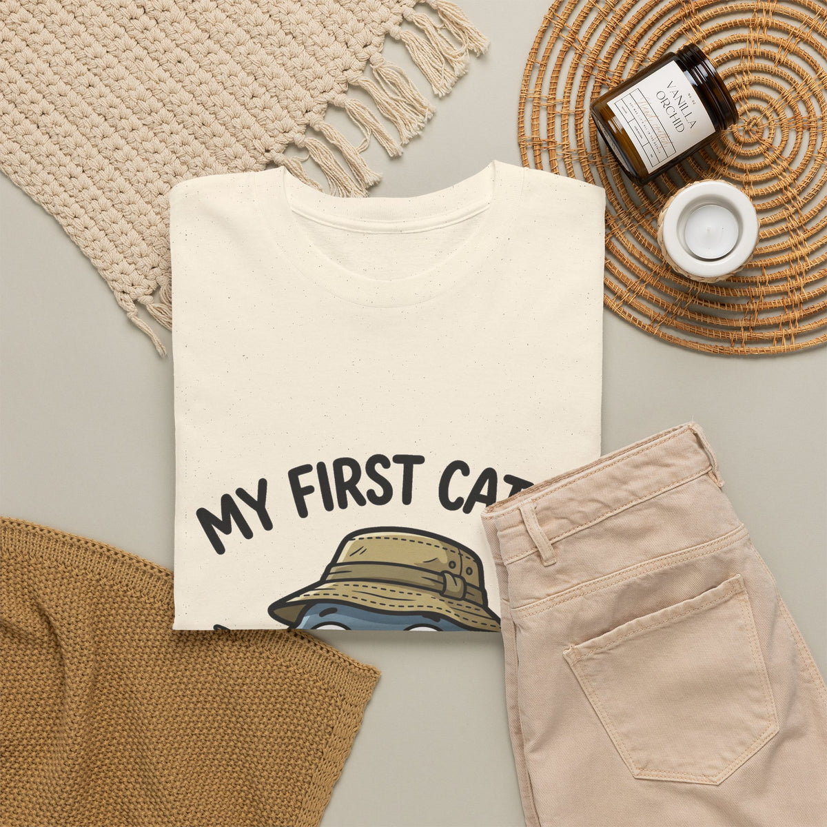 T-Shirt — "My First Catch" Cute Baby Narwhal Fishing Tee