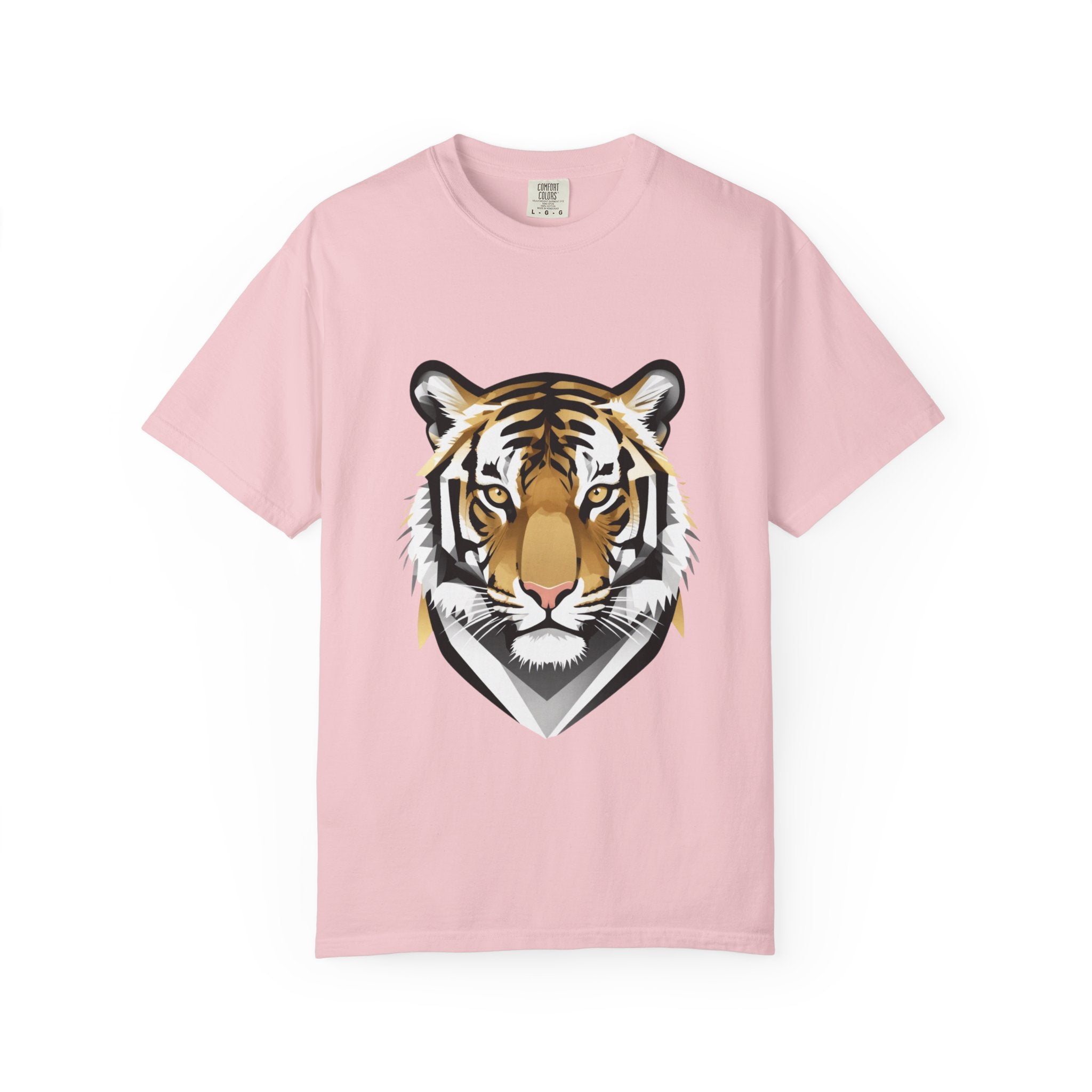 Tiger Head Graphic T-Shirt — Bold Wildlife Tee for Men & Women