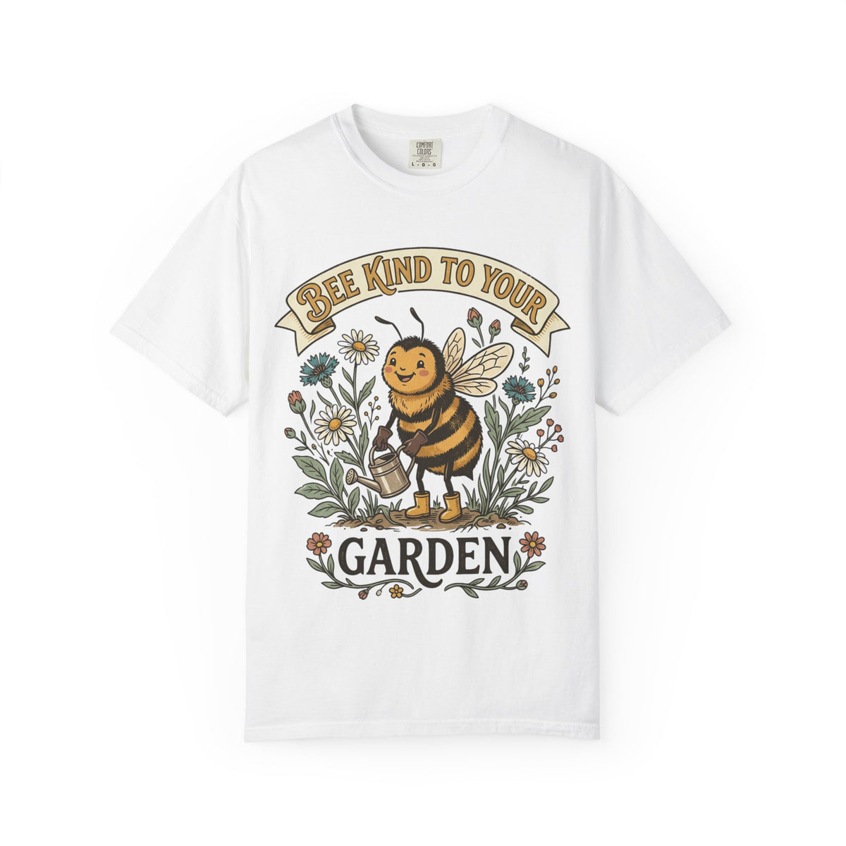 'Bee Kind to Your Garden' Cute Bee Gardening T-Shirt