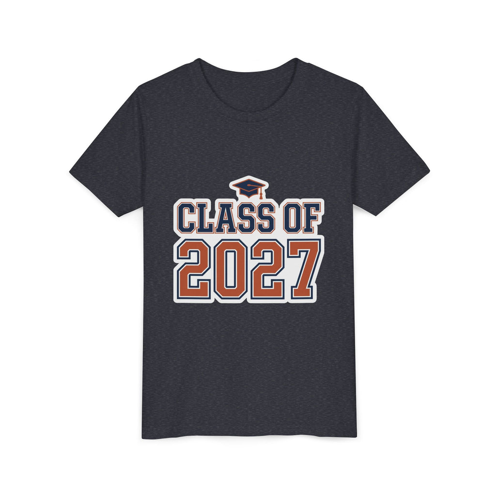 Class of 2027 Graduation Cap Kids Tee