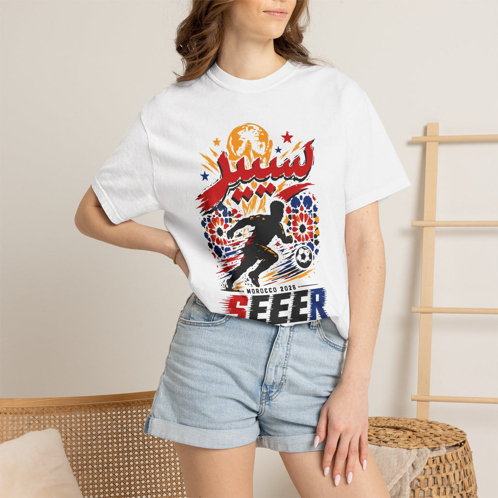 Seeer Soccer Vintage Graphic T-Shirt