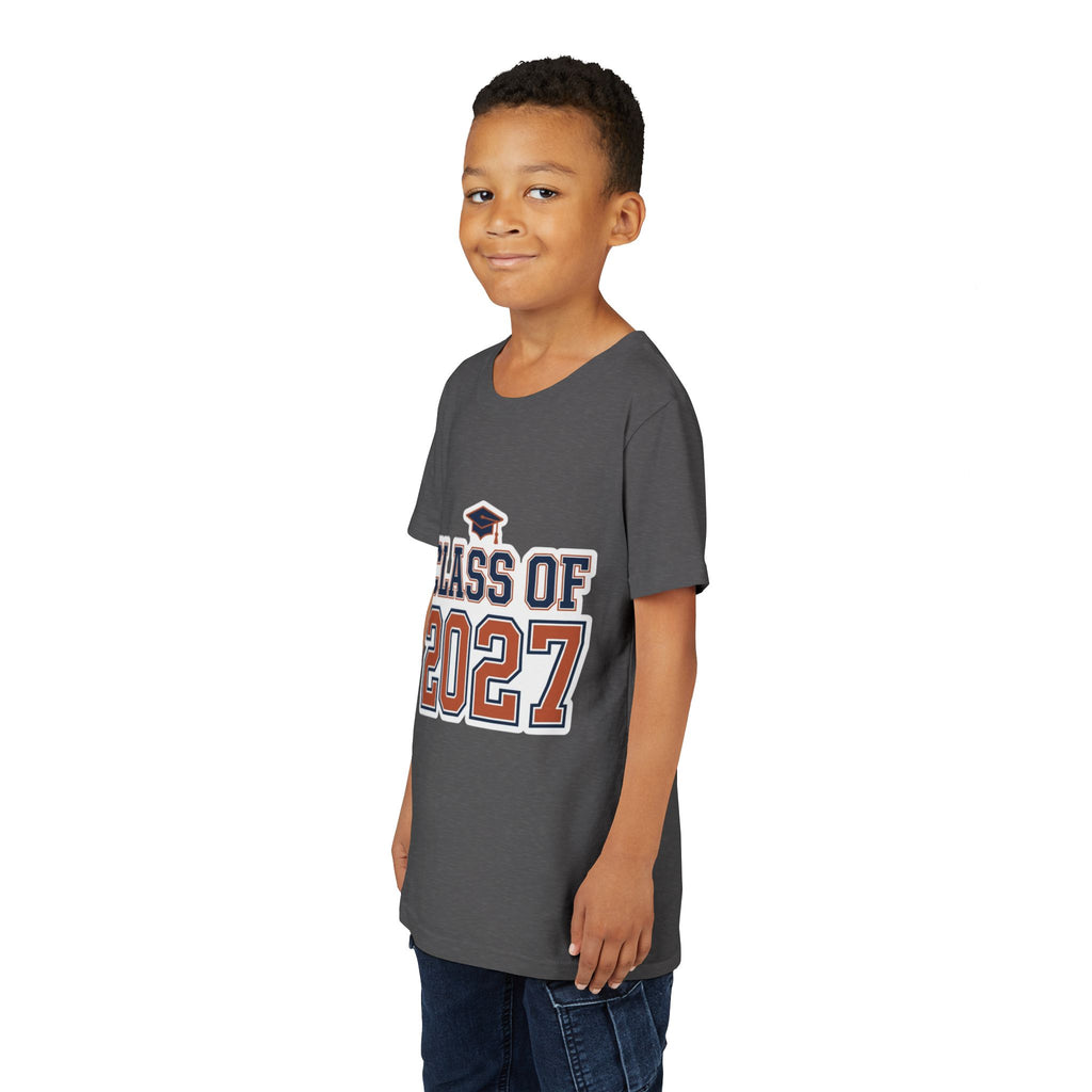 Class of 2027 Graduation Cap Kids Tee