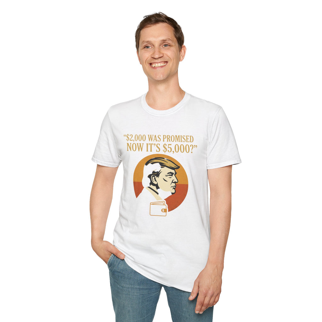 Trump 2,000 to 5,000 Retro Portrait T-Shirt