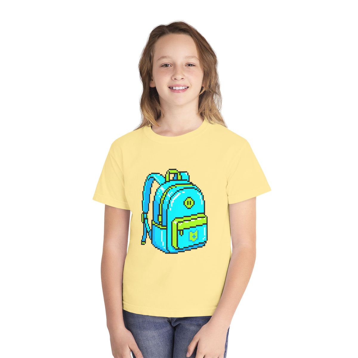 Pixel Backpack Kids Tee