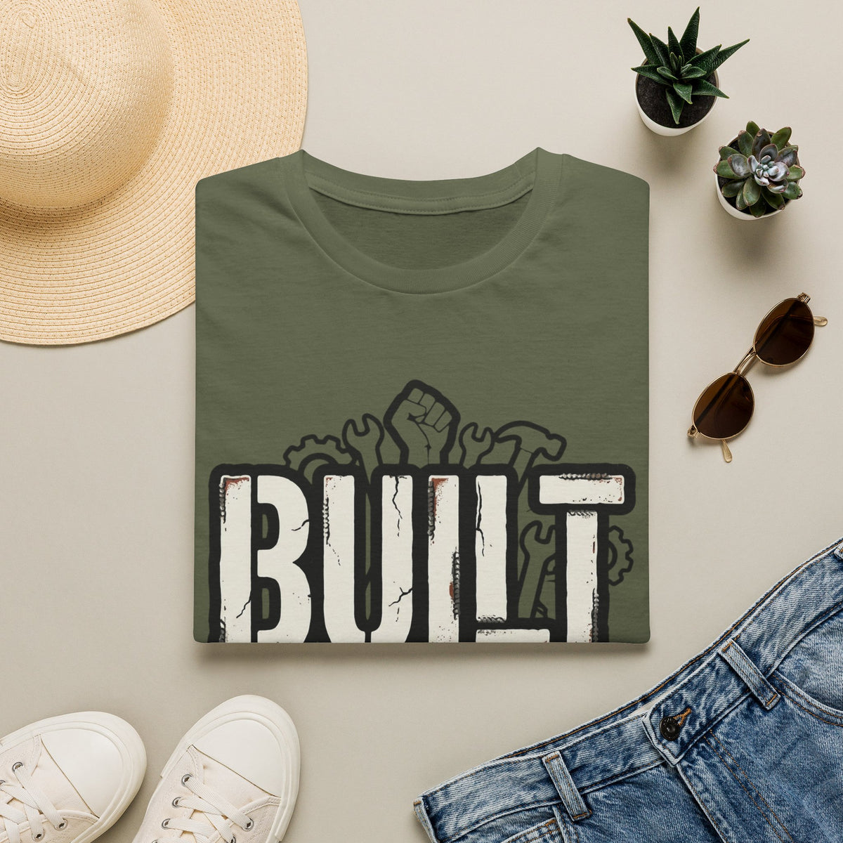 Built Graphic T-Shirt — Mechanic & Maker Workshop Tee